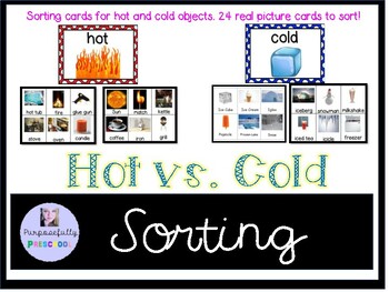 Preview of Hot Vs. Cold sorting activity
