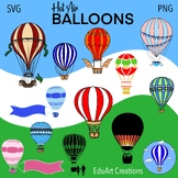 Hot air balloons clipart commercial use