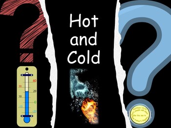 Preview of Hot and Cold Bible-based .PDF book and activities freebie