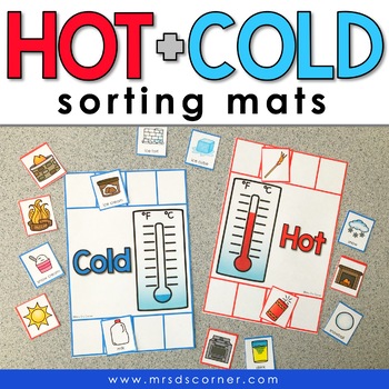 Preview of Hot and Cold Sorting Mats [2 mats included] | Hold and Cold Activity