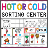 Hot and Cold Temperature Sorting Center Activity- Preschoo