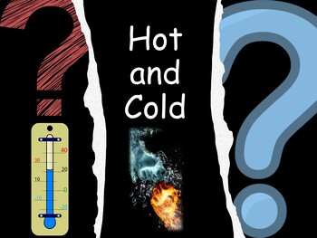 Preview of Hot and Cold science and reading .PDF book and activities