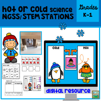 Preview of Hot or Cold Science  NGSS STEM Pack
