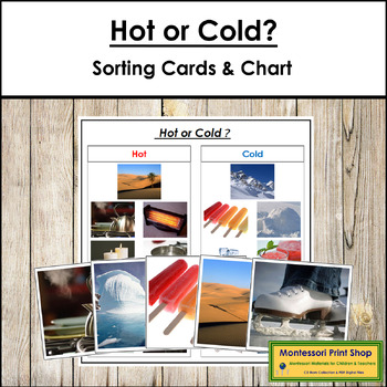 Preview of Hot or Cold? - Sorting Cards & Control Chart