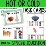 Hot or Cold Task Cards Special Education