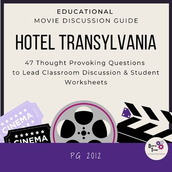 Preview of Hotel Transylvania Movie Guide Halloween Social Skills and Comprehension