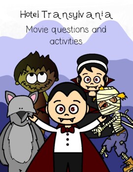 Preview of Hotel Transylvania Movie Questions and activities