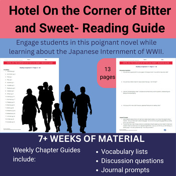 Preview of Hotel on the Corner of Bitter and Sweet- Reading Guide