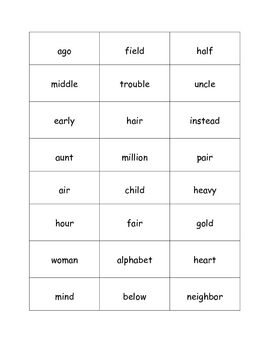 houghton mifflin kindergarten sight word list