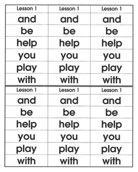journeys grade 1 high frequency words