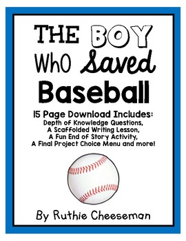 journeys book grade 6 the boy who saved baseball