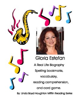 Preview of Houghton Mifflin's Gloria Estefan A Real Life Biography