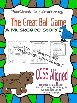 Preview of Houghton Mifflin's The Great Ball Game Workbook