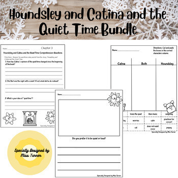 Preview of Houndsley and Catina and the Quiet Time Bundle