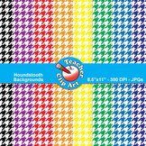 Houndstooth Backgrounds — Primary Colors (11 Backgrounds)