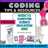 Hour of Code FREE Guide CSED Robots Unplugged Ideas Computer Science Week Coding