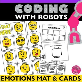 Preview of Hour of Code Robot Activities Emotions SEL Robot Mouse Bee Bot Computer Science