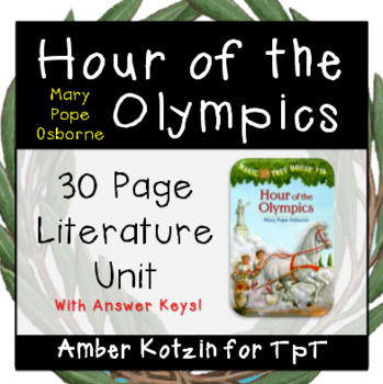 Preview of Hour of the Olympics Literature Guide (Common Core Aligned)