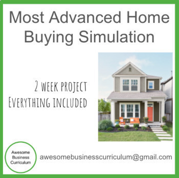Preview of House Buying Simulation -Financial Literacy & Economics-