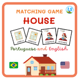 House Matching Game English & Portuguese - Casa Jogo da Me