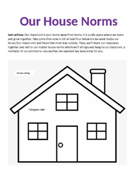 Preview of House Norm Rule Setting Activity