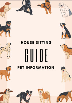Preview of House Sitting Guide Pet Info