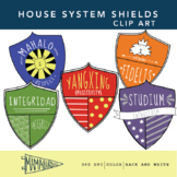 House System Shield Clipart Package