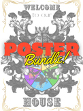 House System Welcome to Our House POSTER BUNDLE