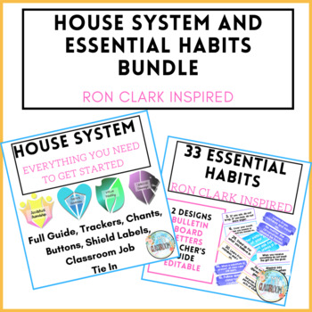 Preview of House System and Essential Habits BUNDLE Ron Clark Inspired