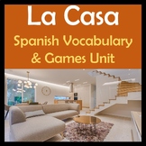 House Vocabulary Lists, Activities, Crossword, Games, and 