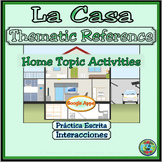 House and Home Topic Vocabulary Thematic Reference with Ac