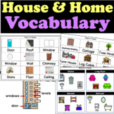 House and Home Vocabulary and Visuals for Pre-K, Kindergar