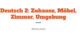 House, furniture, rooms unit in German Google Slides