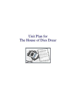 Preview of The House of Dies Drear Complete Literature and Grammar Unit