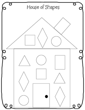 House of Shapes by Little Learning Lane | Teachers Pay Teachers