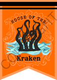 House of the Orange Krakens - Banner/Pennant