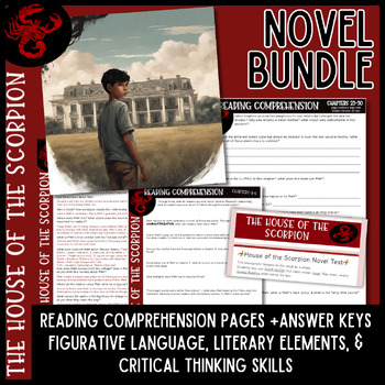 Preview of House of the Scorpion | Novel BUNDLE | Dystopian | Reading Comprehension