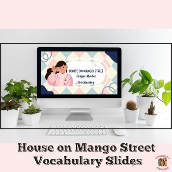 Preview of House on Mango Street Frayer Model Google Slides {8-10} Full Version