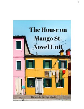 Preview of House on Mango Street - Novel Unit Plan