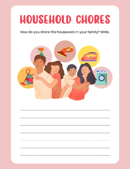 Preview of Household Chores worksheet