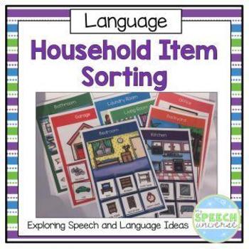 Preview of Household Vocabulary Category Item Sorting