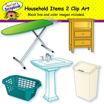 Preview of Household Items 2 Clip Art
