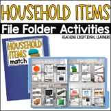 Household Items File Folder Activities