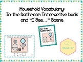 Household Vocabulary: In the Bathroom Interactive Book and