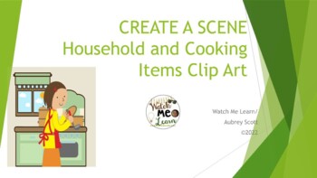 Preview of Household and Cooking Clip Art FREEBIE!