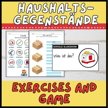 Preview of Household items - Haushaltsgegenstände