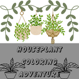 Houseplant Coloring Adventure