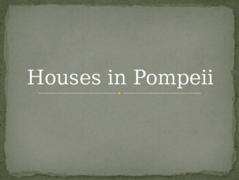 Preview of Houses in Pompeii