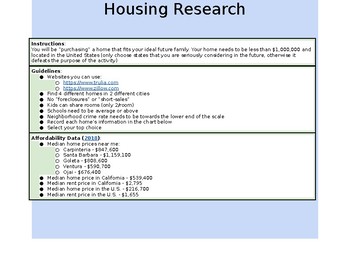 research paper about housing project