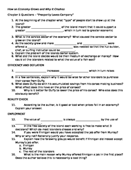 How An Economy Grows and Why it Crashes -- Chapter 5 Questions | TpT